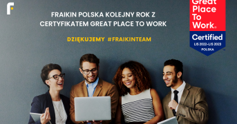 Fraikin polska kolejny rok z certyfikatem great place to work